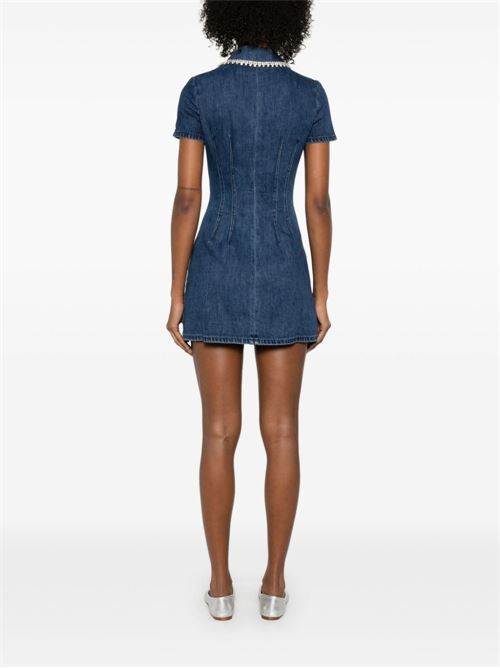 Short denim dress SELF PORTRAIT | SS24921SBLUE